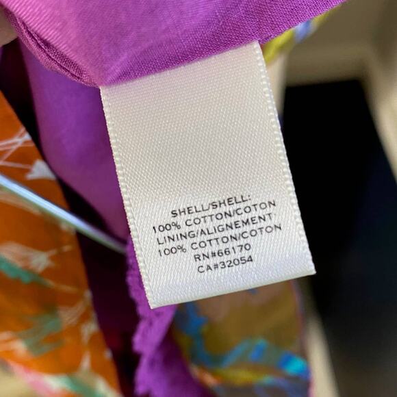 Moulinette Soeurs Strapless Tropical Colorful dress size 6 - Picture 11 of 11